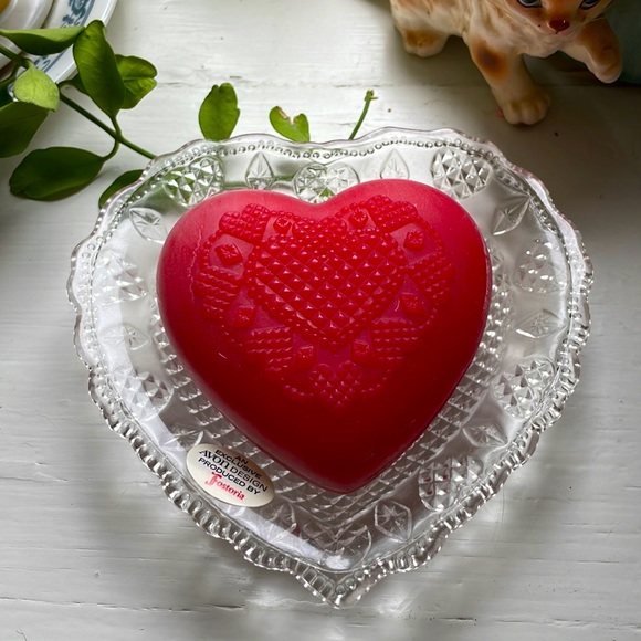 Avon Other - Vintage Avon Crystal Heart Soap Dish